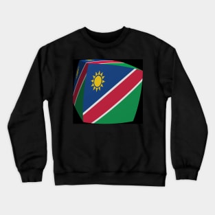 Namibia Flag cubed. Crewneck Sweatshirt